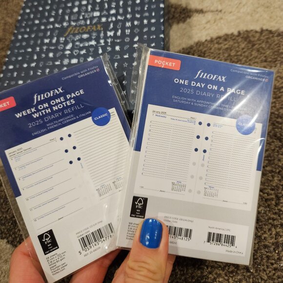 Filofax Malden Pocket Size with new 2015 inserts - Picture 4 of 8